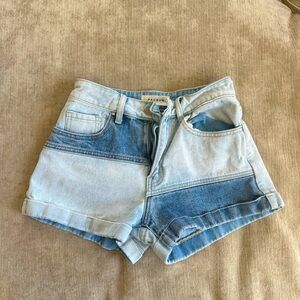 PacSun Dual Denim Mom Short Size 23